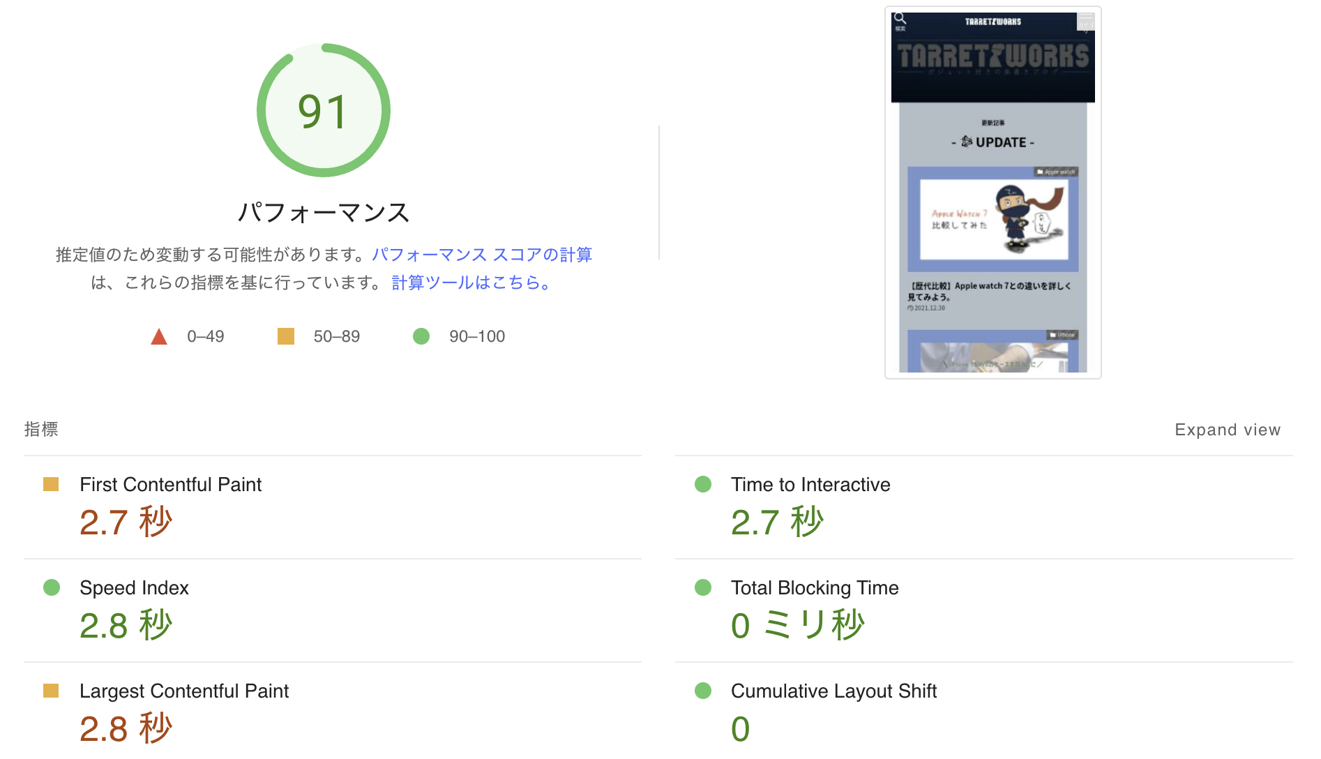 score (mobile)